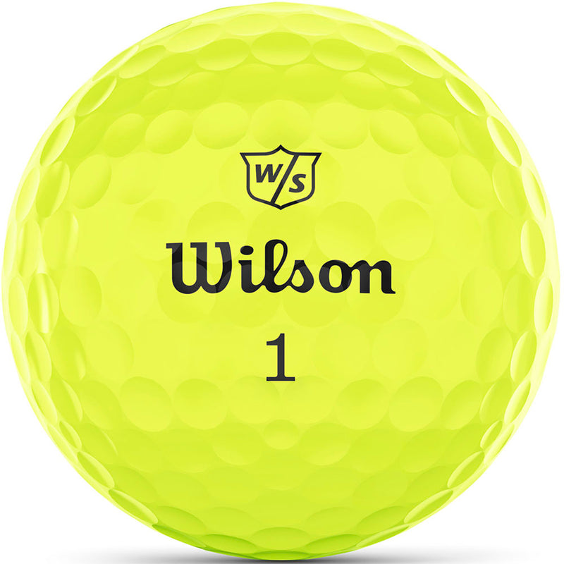 Wilson Triad Golf Balls - Yellow - 12 Pack