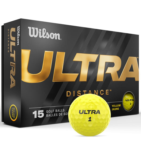 Wilson Ultra Distance Balls - 15 Pack - Yellow
