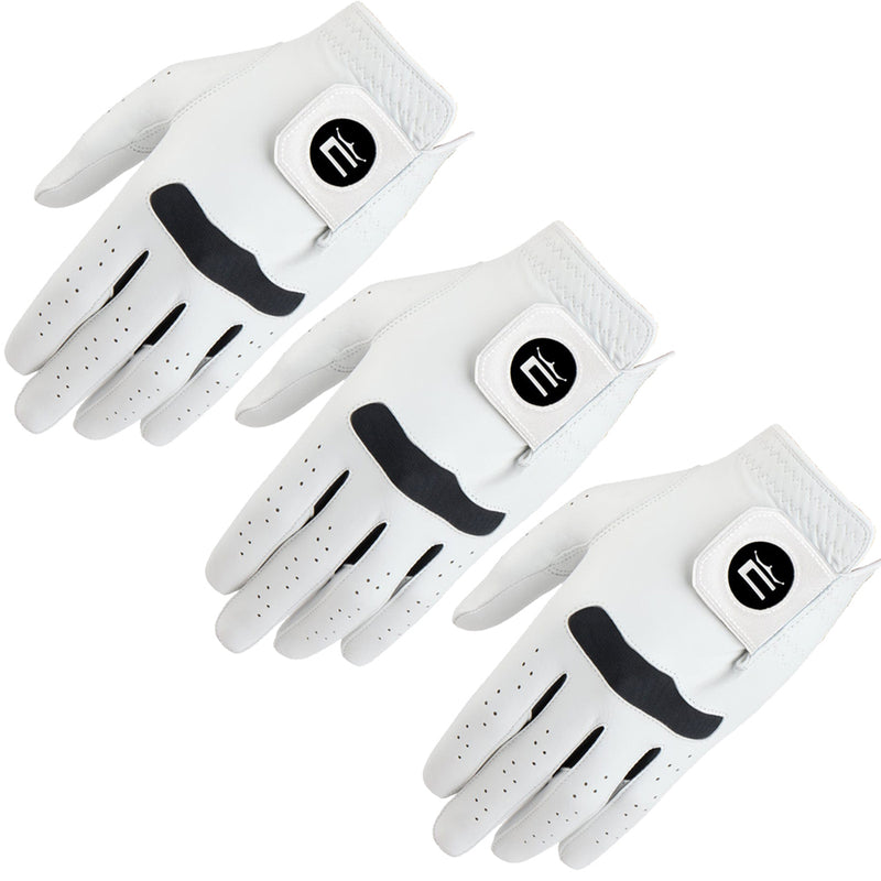 Cobra Pur Tech Golf Glove - White - 3 Pack '26