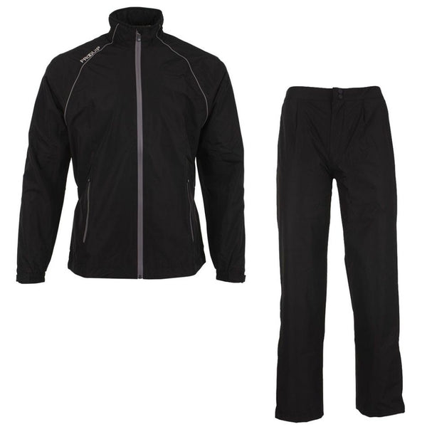 ProQuip Aquatec Waterproof Suit - Black/Grey