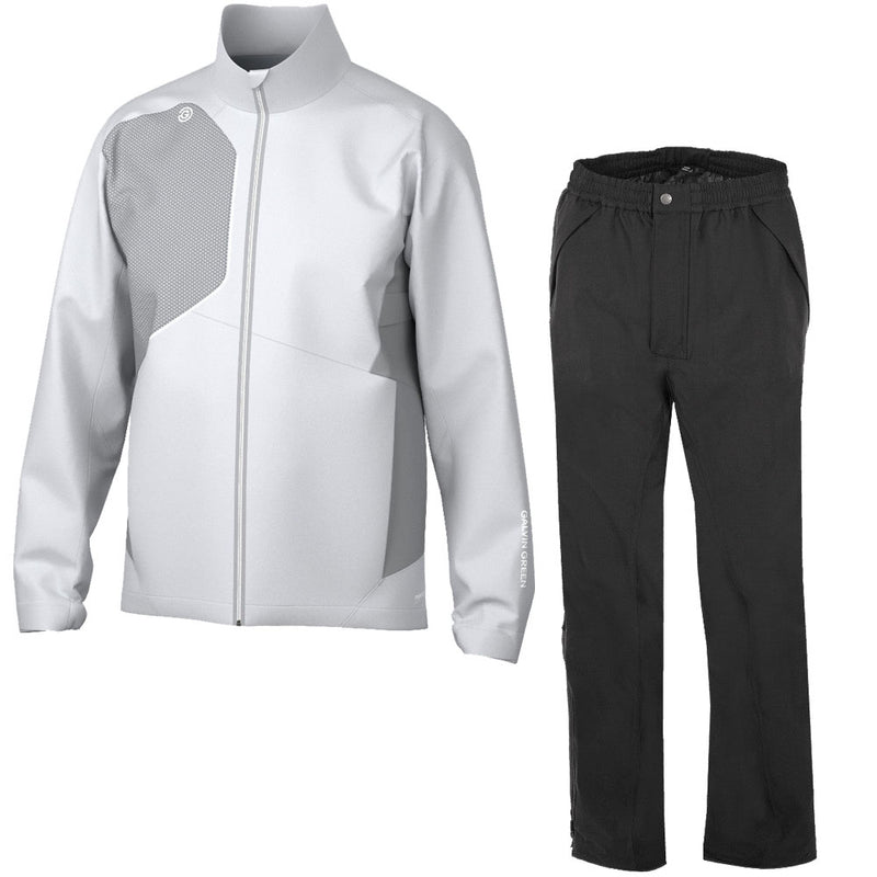 Galvin Green Ames/Alan Waterproof Suit - Cool Grey-Sharkskin + Black