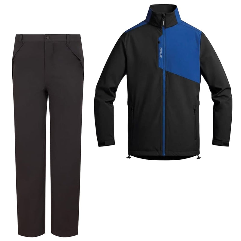 ProQuip Endurance HTX Waterproof Suit - Black/Blue//Black