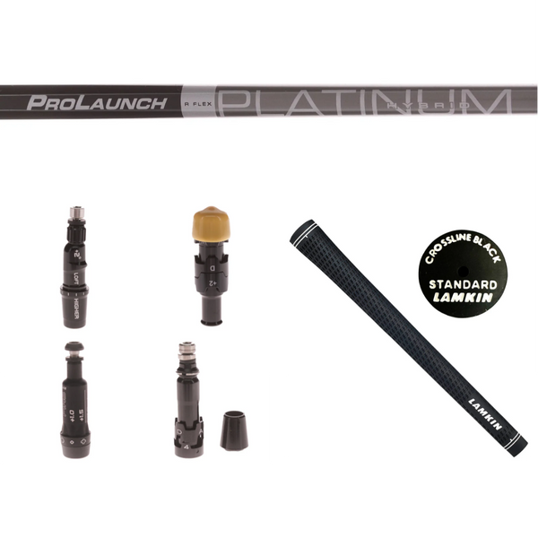 Regular - Grafalloy ProLaunch Platinum Hyb .370 Graphite Shaft, adapter, grip