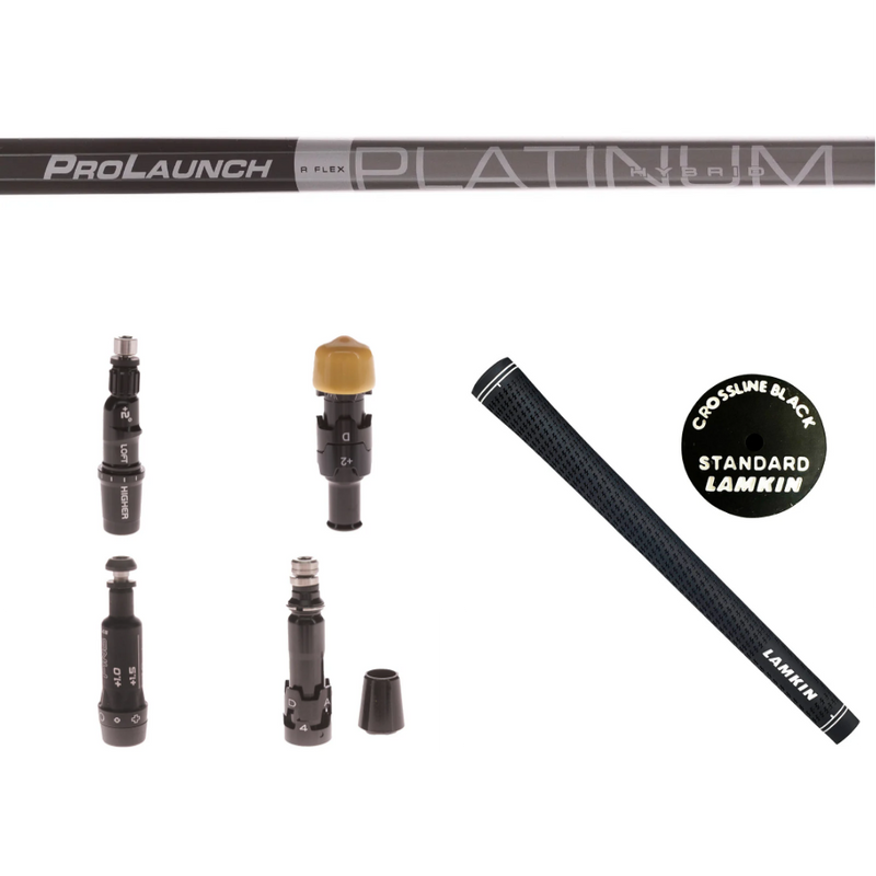 Regular - Grafalloy ProLaunch Platinum Hyb .370 Graphite Shaft, adapter, grip