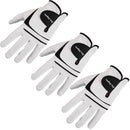 Ben Sayers All Weather Glove - White/Black - 3 Pack