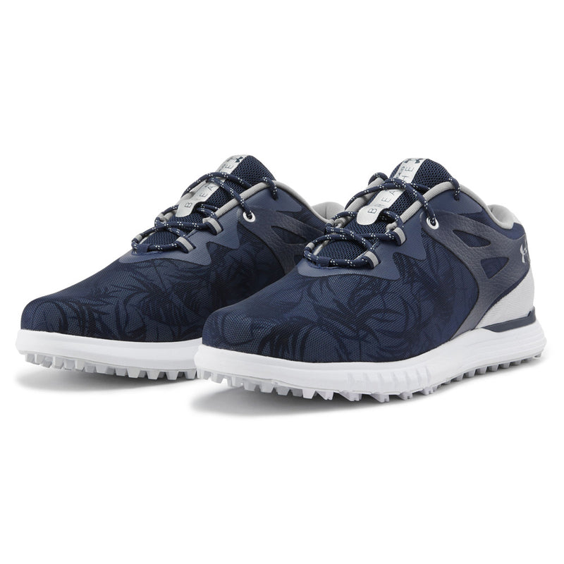 Under Armour Ladies Charged Breathe Textile Spikeless Shoes - Academy