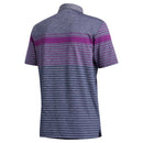 adidas Ultimate365 Engineered Heathered Polo Shirt - Purple/Purple Tint/Navy Mel