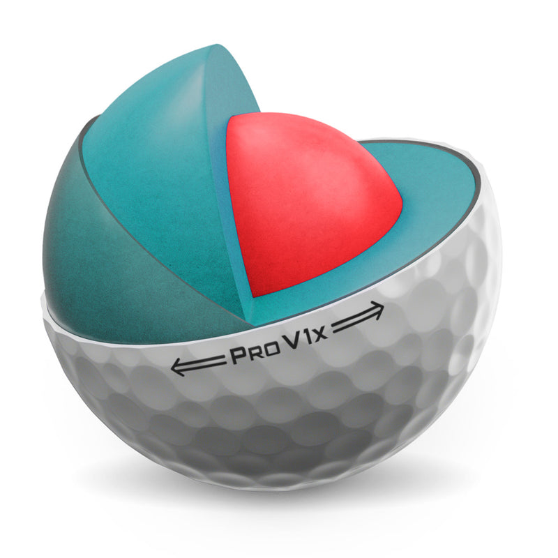Titleist Pro V1x White Golf Balls - Gift Pack - Double Dozen