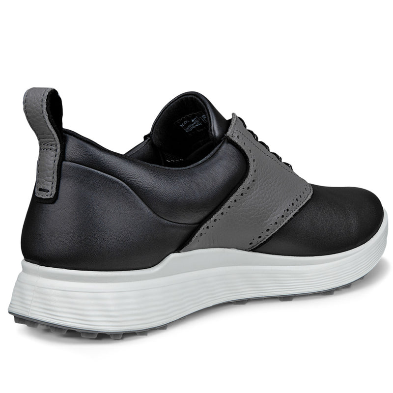 ECCO Golf S-Casual Hybrid Spikeless Waterproof Shoes - Black/Steel