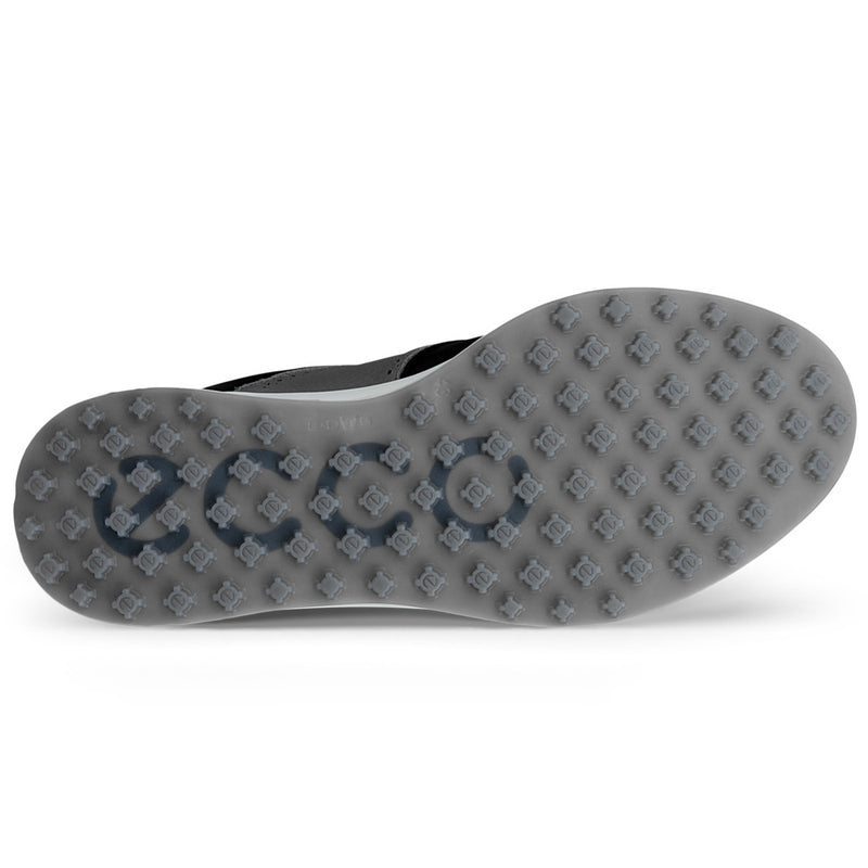 ECCO Golf S-Casual Hybrid Spikeless Waterproof Shoes - Black/Steel