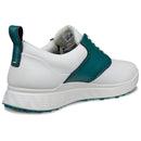 ECCO Golf S-Casual Waterproof Spikeless  Shoes - White/Bay Green