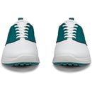 ECCO Golf S-Casual Waterproof Spikeless  Shoes - White/Bay Green
