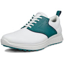 ECCO Golf S-Casual Waterproof Spikeless  Shoes - White/Bay Green