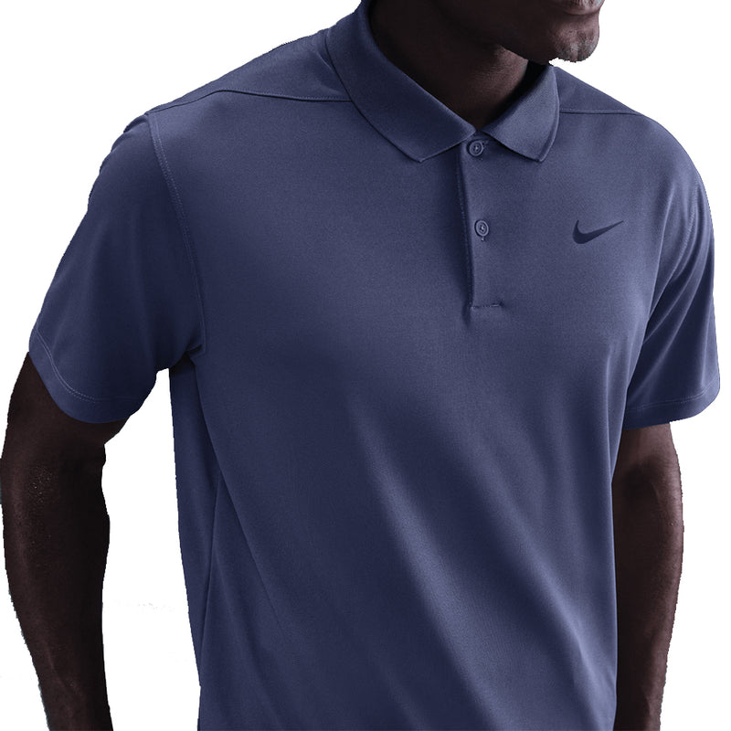Nike Dri-Fit Victory Solid Polo Shirt - Sanded Purple/Black