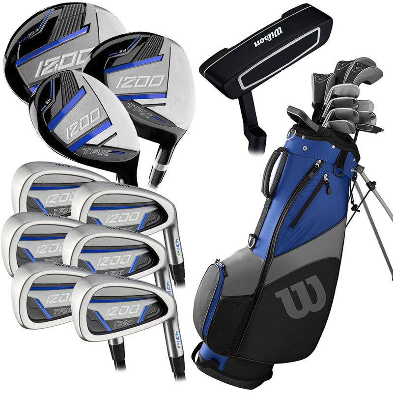 Wilson 1200 TPX 11-Piece Stand Bag Package Set - Steel