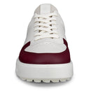 ECCO Golf Street 720 Waterproof Spikeless Shoes - Dark Ruby/White/Marine