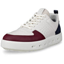 ECCO Golf Street 720 Waterproof Spikeless Shoes - Dark Ruby/White/Marine