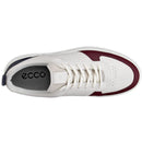 ECCO Golf Street 720 Waterproof Spikeless Shoes - Dark Ruby/White/Marine