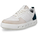 ECCO Golf Street 720 GORE-TEX Waterproof Spikeless Shoes - Gravel/White/Bay Green