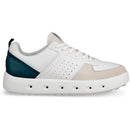 ECCO Golf Street 720 GORE-TEX Waterproof Spikeless Shoes - Gravel/White/Bay Green