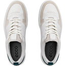 ECCO Golf Street 720 GORE-TEX Waterproof Spikeless Shoes - Gravel/White/Bay Green