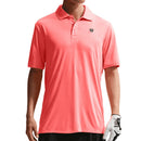 Nike Par 5 Dri-Fit Heather Polo Shirt - Hot Lava/Hot Lava