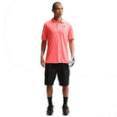 Nike Par 5 Dri-Fit Heather Polo Shirt - Hot Lava/Hot Lava