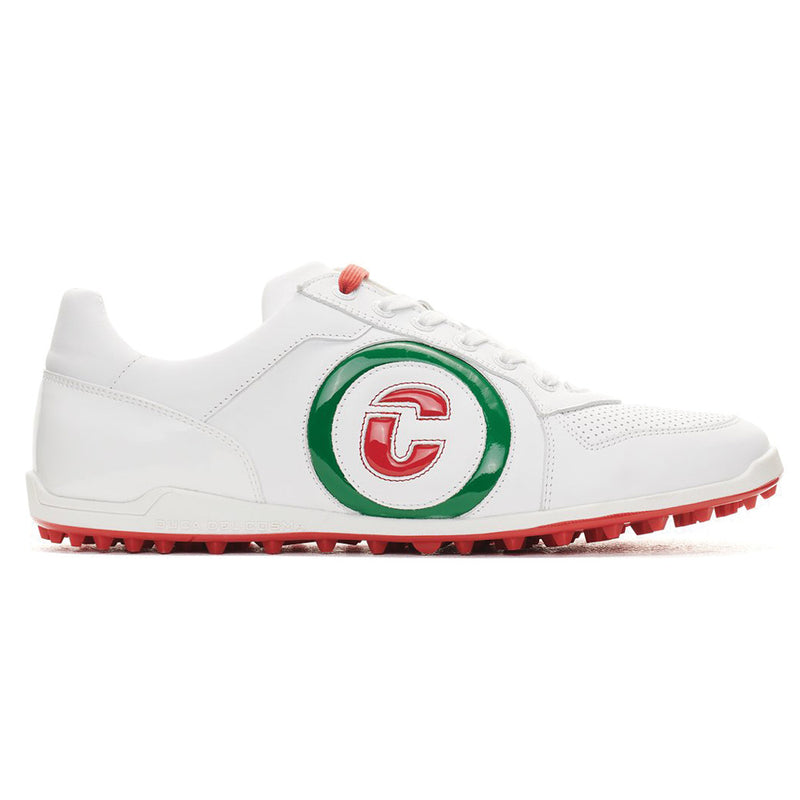 Duca Del Cosma Kuba 2.0 Waterproof Spikeless Shoes- White/Green/Red