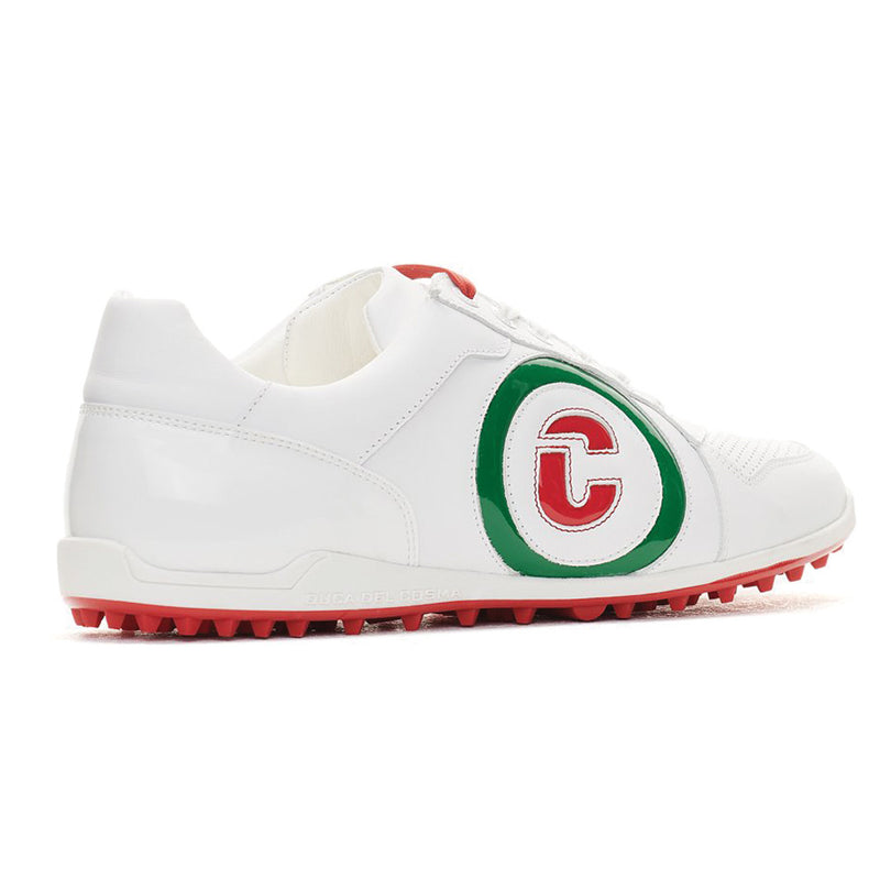 Duca Del Cosma Kuba 2.0 Waterproof Spikeless Shoes- White/Green/Red