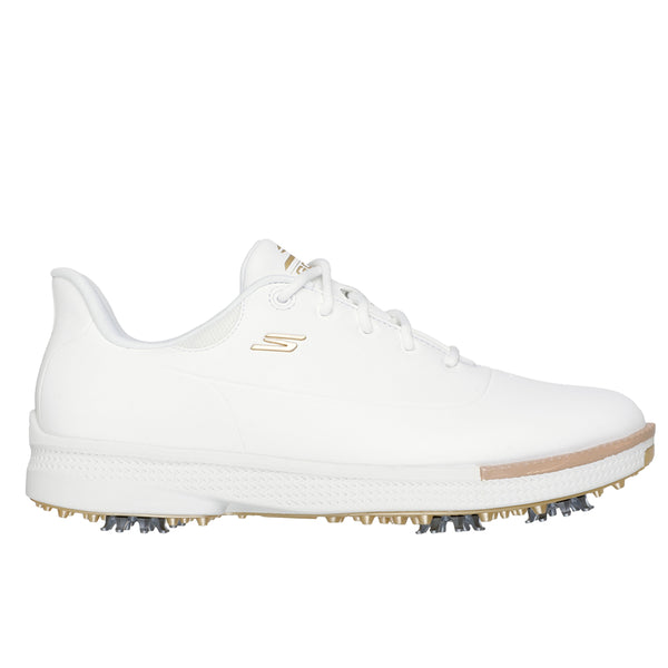 Skechers Go Golf Jasmine 2 Womens Spiked Shoes - White/Gold