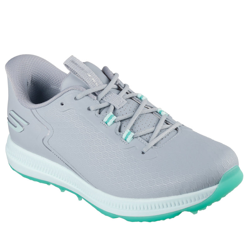Skechers Go Golf Elite 6 Ladies Spikeless Waterproof Shoes - Grey/Mint