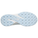 Skechers Pure Slip-Ins Ladies Spikeless Shoes - White/Light Blue/Yellow