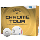 Callaway Chrome Tour Triple Track Golf Balls - White - 12 Pack
