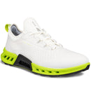 ECCO BIOM C4 Hybrid GORE-TEX Spikeless Waterproof Shoes - White/Lime Punch
