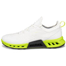 ECCO BIOM C4 Hybrid GORE-TEX Spikeless Waterproof Shoes - White/Lime Punch