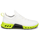 ECCO BIOM C4 Hybrid GORE-TEX Spikeless Waterproof Shoes - White/Lime Punch