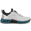 ECCO BIOM C4 Hybrid BOA GORE-TEX Spikeless Waterproof Shoes - Concrete/Baygreen