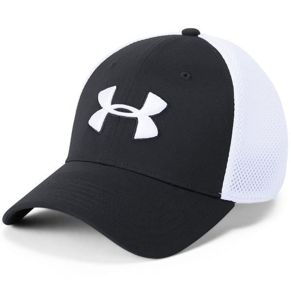 Under Armour TB Classic Mesh Golf Cap - Black/White