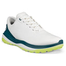 Ecco Golf LT1 Waterproof Spikeless Shoes - White/Baygreen