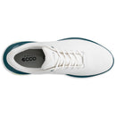 Ecco Golf LT1 Waterproof Spikeless Shoes - White/Baygreen