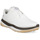 ECCO LT1 Boa Spikeless Waterproof Shoes - White/Tarmac