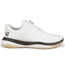 ECCO LT1 Boa Spikeless Waterproof Shoes - White/Tarmac