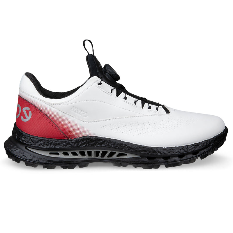 Ecco Golf Biom C5 BOA GORE-TEX Waterproof Spikeless Shoes - White/Chili Red