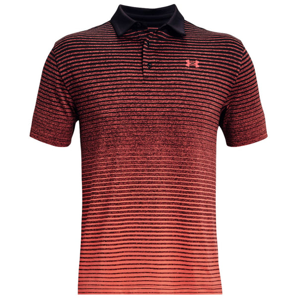 Under Armour Playoff 2.0 Polo Shirt - Black/Venom Red