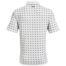 Under Armour Playoff 2.0  Deuces Print Polo Shirt - White