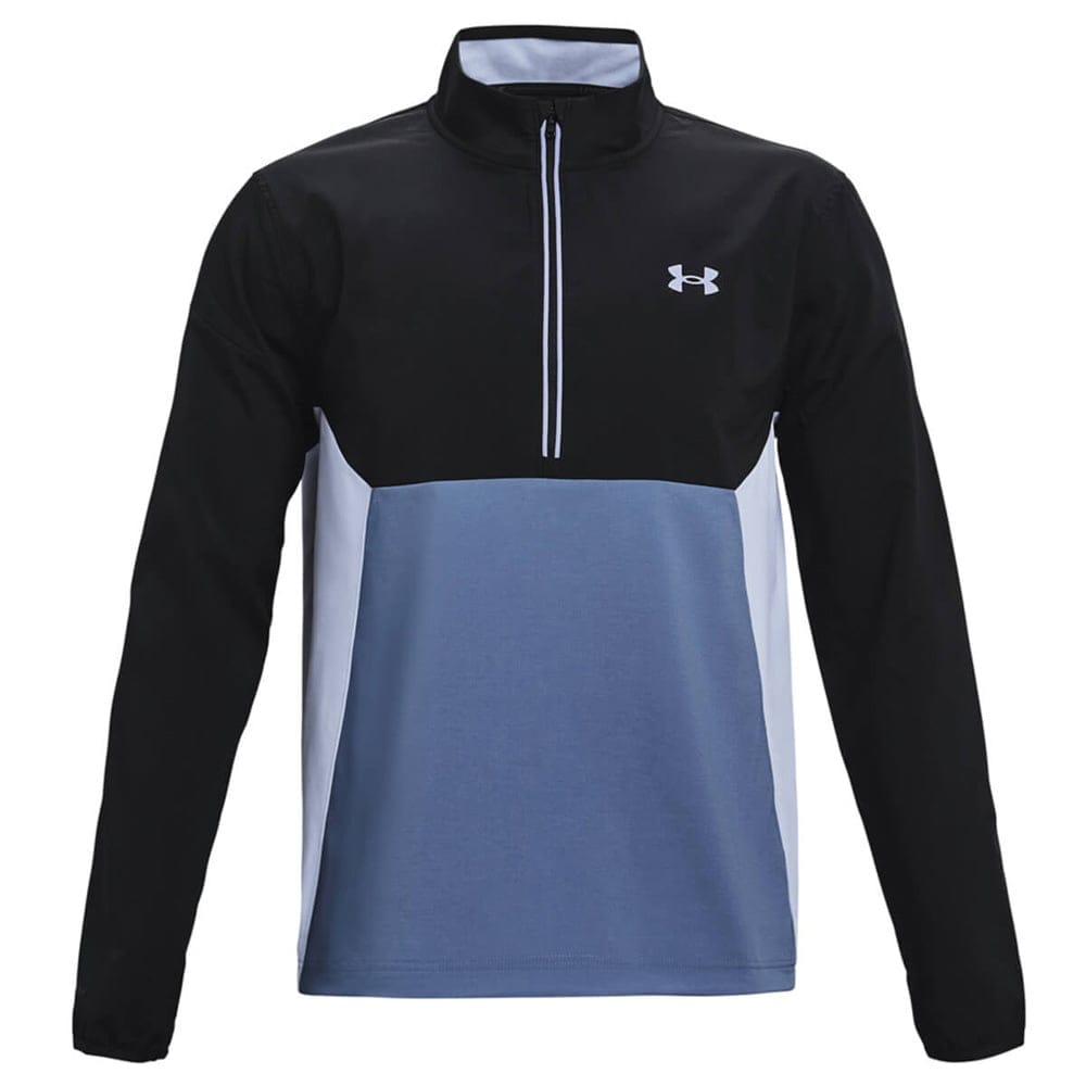 Under Armour Storm Windstrike 1/2 Zip Windproof Jacket - Mineral Blue/