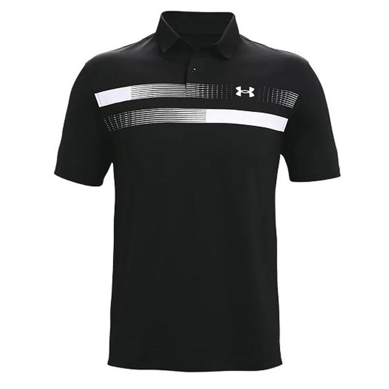 Under Armour Performance Graphic Polo Shirt - Black/White
