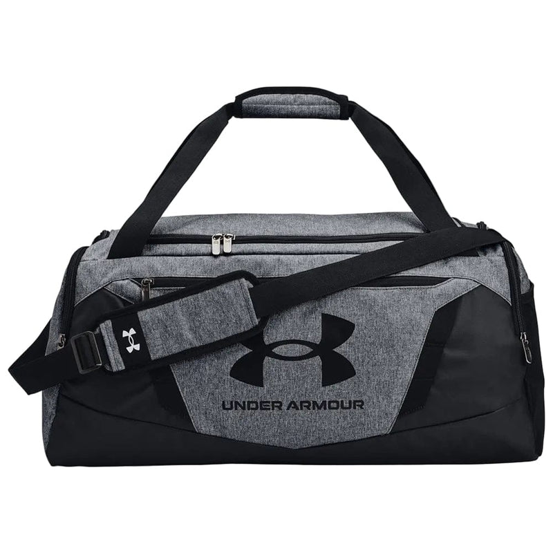 Under Armour Undeniable 5.0 Medium Duffle Bag - Black Medium Heather/Black/Metallic Silver