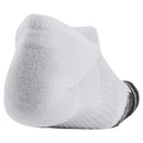 Under Armour Performance Tech No Show Socks (3 Pairs) - White/White/Jet Gray