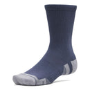 Under Armour Performance Tech Crew Socks (3 Pack) - Titanium/Summit White/Clay Green